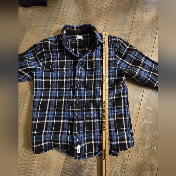 FRANK By FRANK & OAK NEW Men's Blue & Black Plaid Large Cotton Shacket  1645057 - Picture 4 of 12